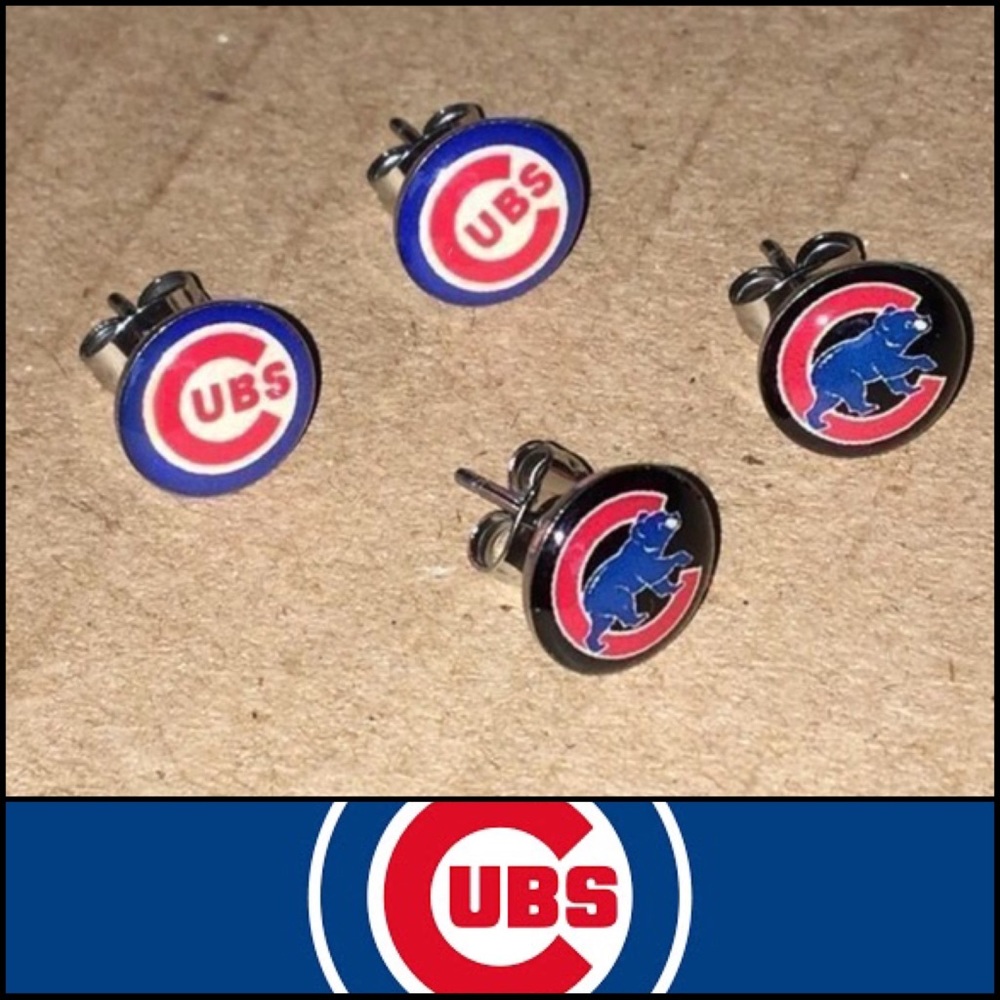 Cubs Earrings [2 PAIRS]
